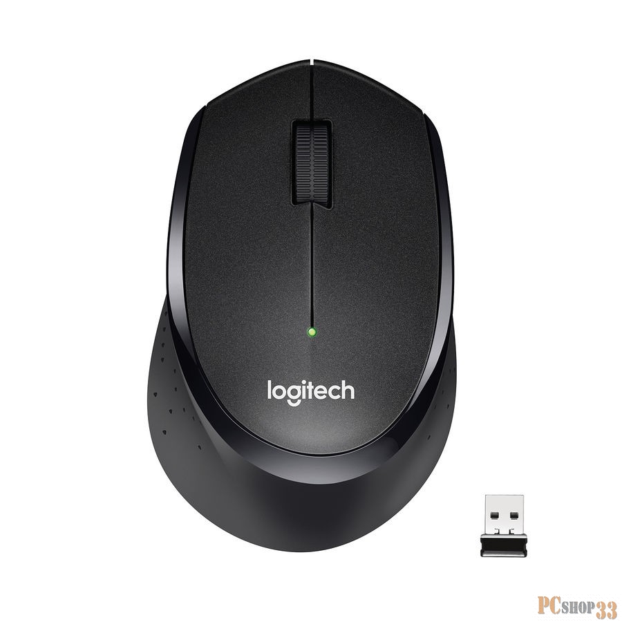 Мышь беспроводная Logitech M330s SILENT PLUS - BLACK (GLOSSY) (M/N: M-R0051 / C-U0010)