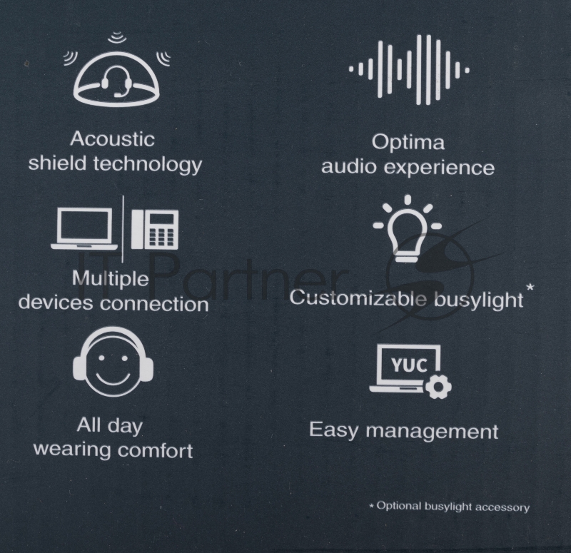 Гарнитура беспроводная Yealink WH62 Mono Teams черный