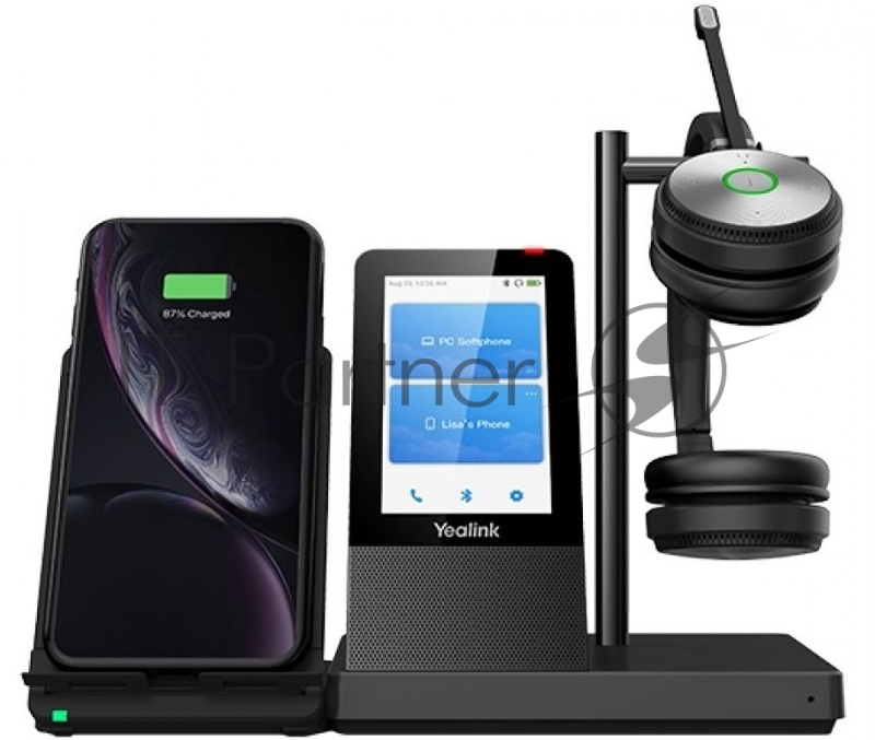 Гарнитура беспроводная Yealink WH66 Dual UC черный