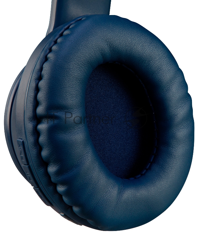 Гарнитура накладные Hyundai H-HP100BL синий беспроводные bluetooth оголовье