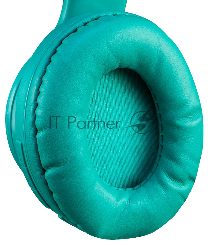 Гарнитура накладные Hyundai H-HP100A голубой беспроводные bluetooth оголовье