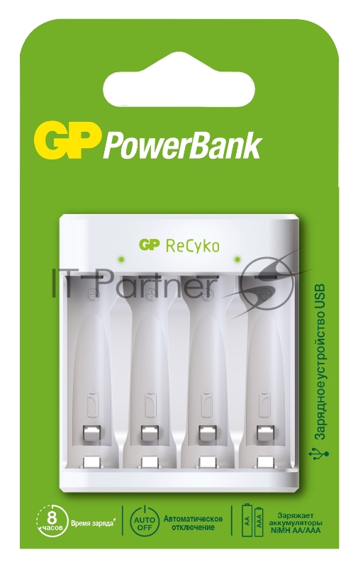 Зарядное устройство GP PowerBank E411-2CRB1 2600mAh