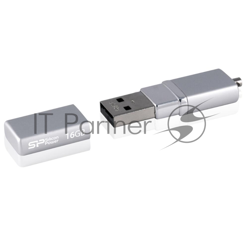 Флеш Диск Silicon Power 16Gb Luxmini 710 SP016GBUF2710V1S USB2.0 серебристый