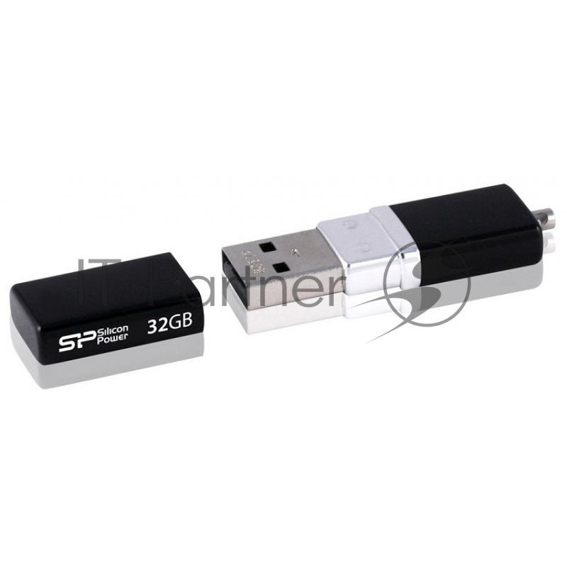 Флеш Диск Silicon Power 32Gb Luxmini 710 SP032GBUF2710V1K USB2.0 черный
