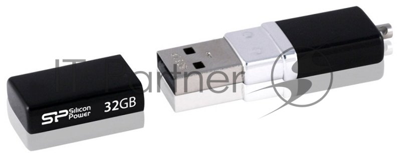 Флеш Диск Silicon Power 32Gb Luxmini 710 SP032GBUF2710V1K USB2.0 черный