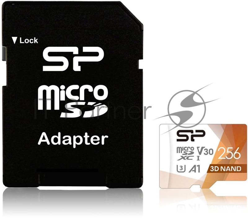 Флеш карта microSDHC Silicon Power Superior Pro A1 Micro Secure Digital XC Class 10 UHS-1 U3 SP256GBSTXDU3V20AB 256Gb