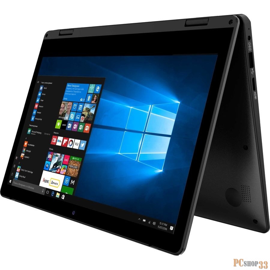 Ноутбук IRBIS NB119, 11,6 HD (1366*768) IPS, Intel Celeron N3350 2x2,6Ghz, 4096MB, 64GB, cam 0.3MPx, Wi-Fi b/g/n, 4000 mAh, Metal, Black