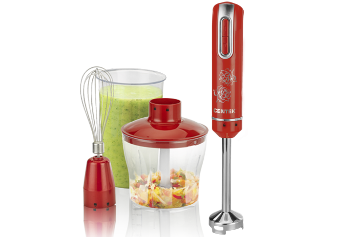 Блендерный набор Centek CT-1339 Red (в уп. 8 шт)