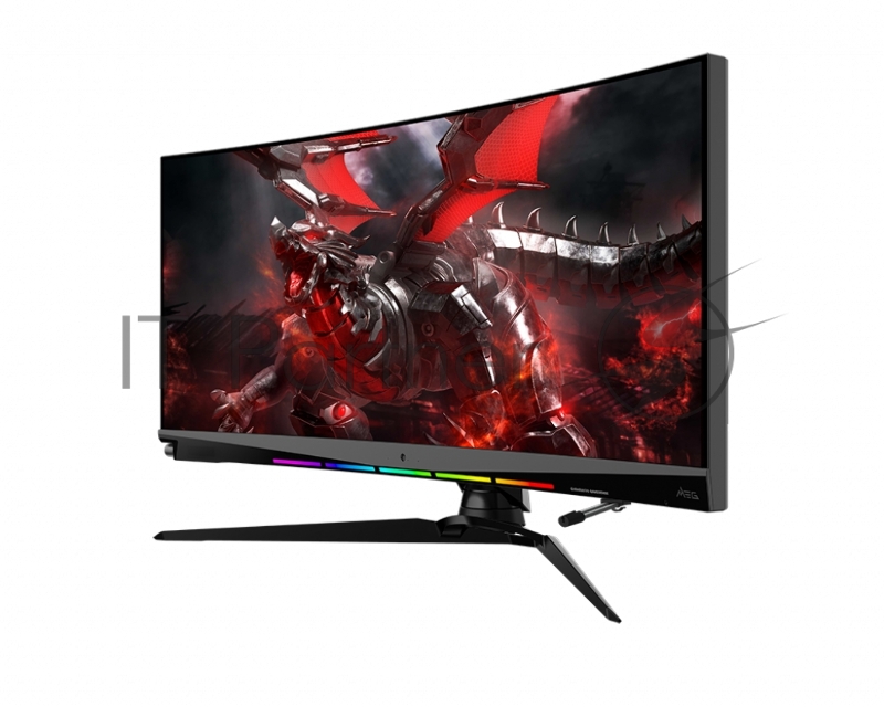 Монитор LCD MSI 9S6-3EA45T-001 Optix MEG381CQR Plus 95,2 cm (37.5) 21:9 3840x1600(UW4K) IPS, nonGLARE, 400cd/m2, H178°/V178°, 1000:1, 100M:1, 1,07 миллиардов цветов, 1ms, 2xHDMI, DP, Height adj, Swivel, Speakers, Black