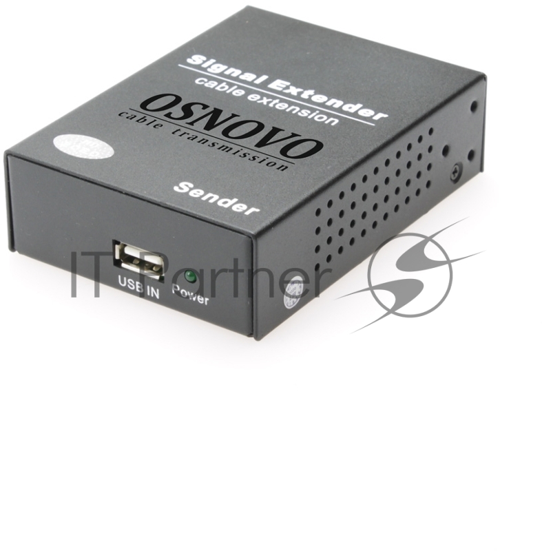 Удлинитель OSNOVO Удлинитель интерфейса USB 2.0 по сети Ethernet. Расстояние передачи точка-точка по кабелю витой пары (CAT5e/6) до 150м