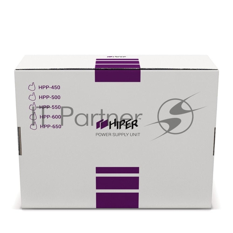 Блок питания HIPER HPP-450 (ATX 2.31, 450W, Active PFC, 120mm fan, черный) BOX