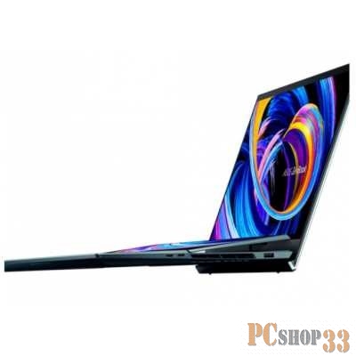 Ноутбук ASUS Zenbook Pro Duo UX582HS-H2002X Core i9-11900H/32Gb DDR4/1Tb SSD/OLED Touch 15,6 3840x2160/GeForce RTX 3080 8Gb/WiFi6/BT/Cam/Windows 11 Pro/Sleeve,Stylus,Plamrest,Sta