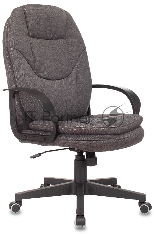 Кресло руководителя Бюрократ CH-868LT Bahama серый крестовина пластик