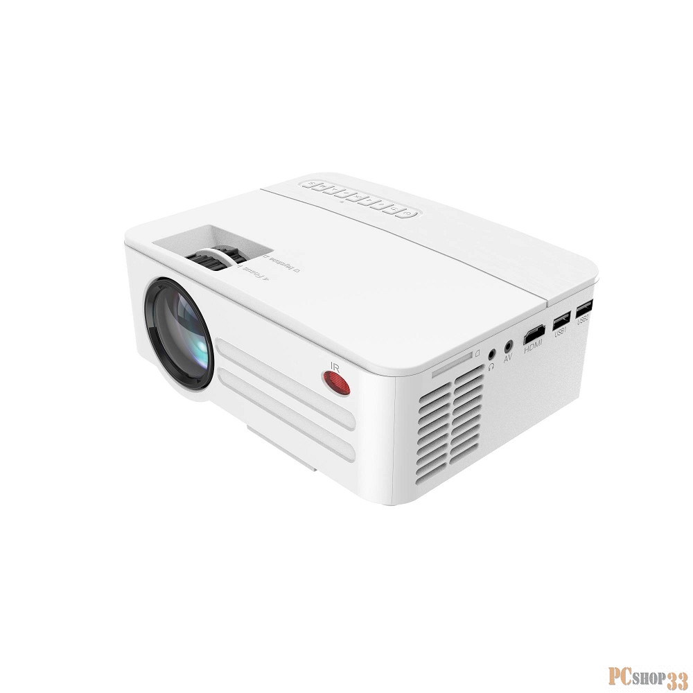 Проектор Hiper Cinema A6 LCD 2500Lm (800x480) 1800:1 ресурс лампы:50000часов 2xUSB typeA 1xHDMI 1кг