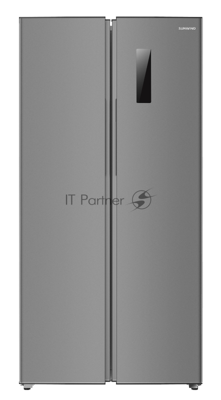 Холодильник SunWind SCS454F нержавеющая сталь (двухкамерный)