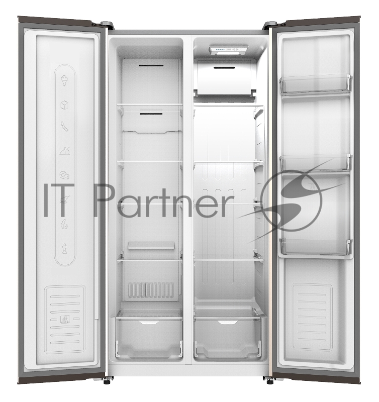 Холодильник SunWind SCS454F нержавеющая сталь (двухкамерный)