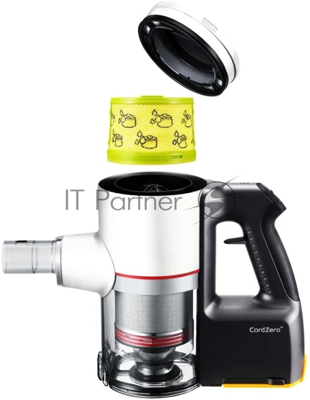 Пылесос LG A9N-PRIME 160 Вт, 1 аккумулятор, 50 мин работы, телескопическая трубка, насадка с прямым приводом, 2в1, щелевая, фильтр HEPA, цвет белый, крепление на стену