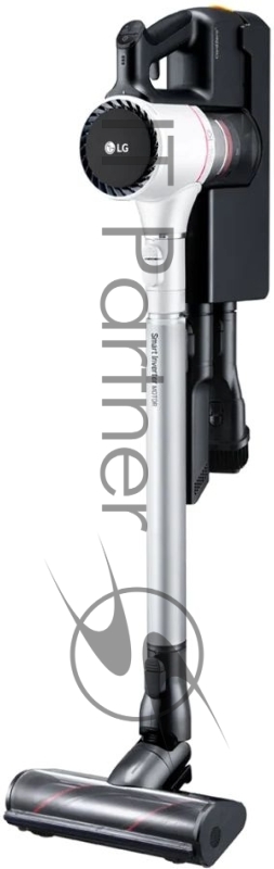 Пылесос LG A9N-PRIME 160 Вт, 1 аккумулятор, 50 мин работы, телескопическая трубка, насадка с прямым приводом, 2в1, щелевая, фильтр HEPA, цвет белый, крепление на стену