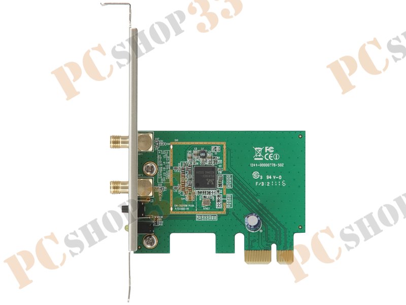 Сет.карта Wi-Fi 300Мбит/сек. ASUS PCE-N15 802.11b/g/n (PCI-E x1)