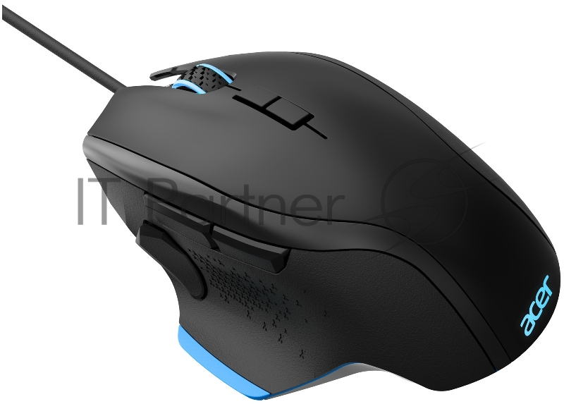 Мышь Acer OMW123 черный оптическая (6400dpi) USB (6but)