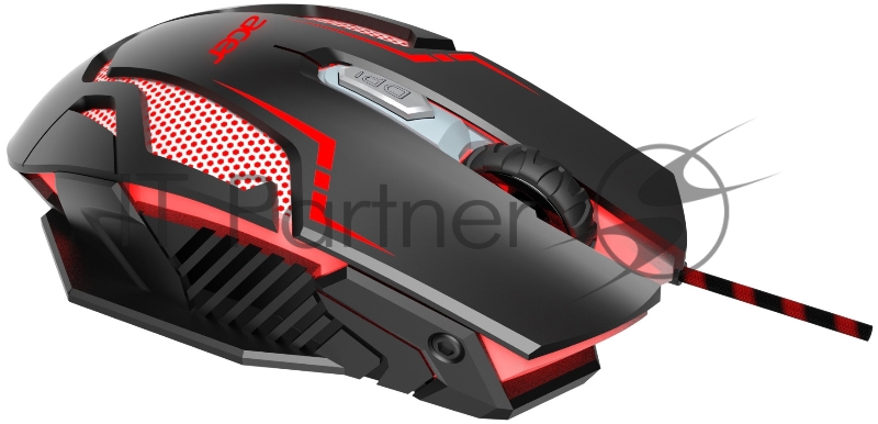 Мышь Acer OMW125 черный оптическая (3200dpi) USB (6but)