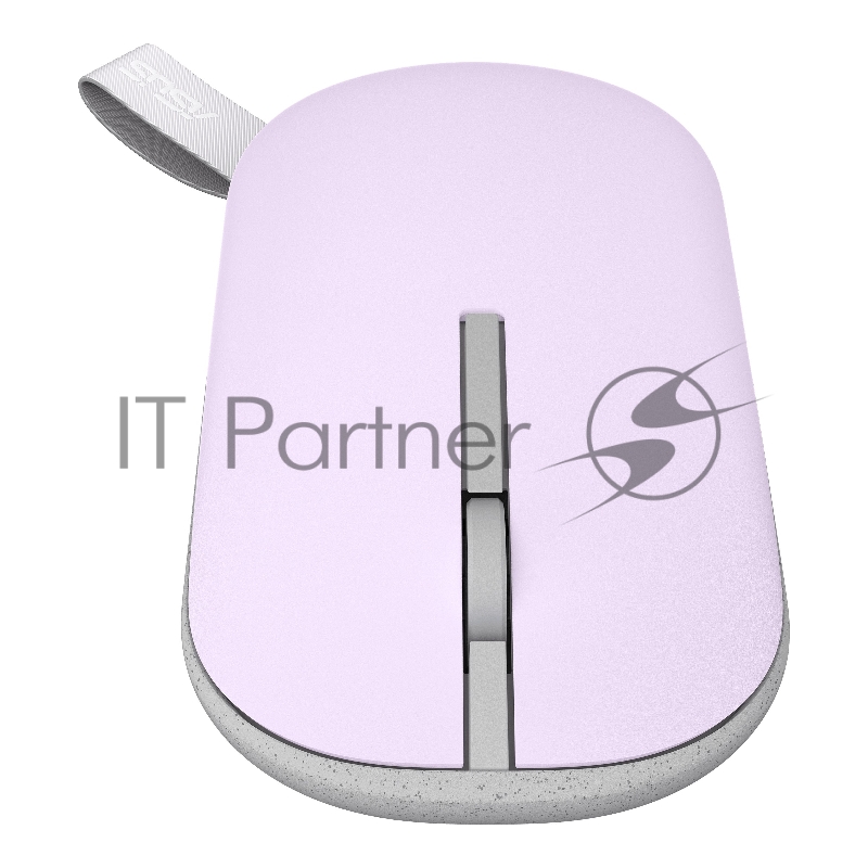 Беспроводная мышь ASUS Marshmallow MD100 лиловая (2.4GHz, Bluetooth, 1600 dpi, USB, 3 кнопкиl, Optical, 1 x AA, 90XB07A0-BMU010)