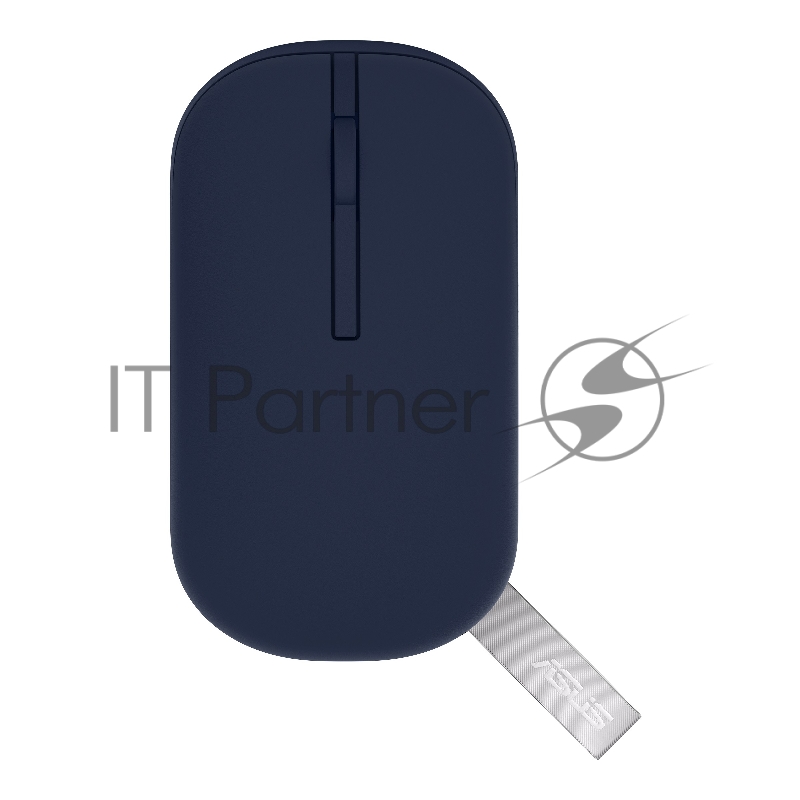 Беспроводная мышь ASUS Marshmallow MD100 синяя (2.4GHz, Bluetooth, 1600 dpi, USB, 3 кнопкиl, Optical, 1 x AA, 90XB07A0-BMU000)