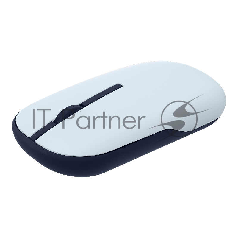 Беспроводная мышь ASUS Marshmallow MD100 синяя (2.4GHz, Bluetooth, 1600 dpi, USB, 3 кнопкиl, Optical, 1 x AA, 90XB07A0-BMU000)