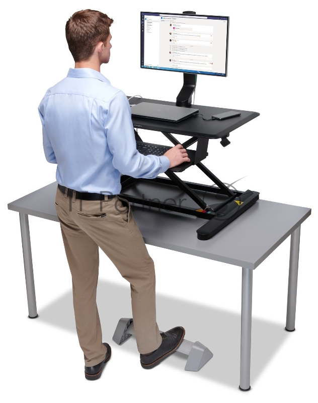 Подставка для ног Kensington Rocking Foot Rest серый/серебристый (K58303WW)