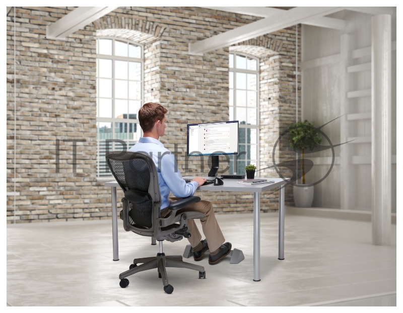 Подставка для ног Kensington Rocking Foot Rest серый/серебристый (K58303WW)