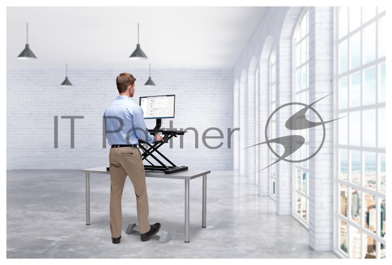 Подставка для ног Kensington Rocking Foot Rest серый/серебристый (K58303WW)