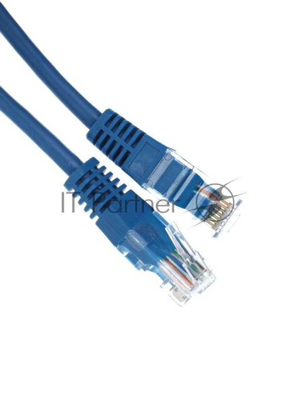 Патчкорд литой Aopen UTP кат.5е 15м синий