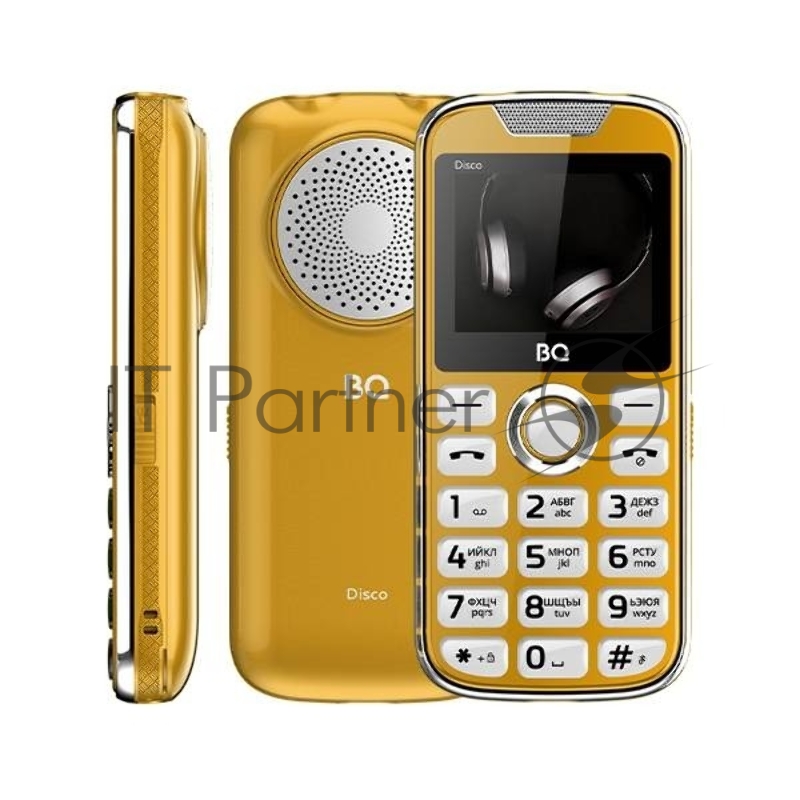 Мобильный телефон BQ 2005 Disco Gold. MTK 6261DA, 1, 260 MHz, 32 Mb, 32 Mb, 2G GSM 850/900/1800/1900, Bluetooth Версия 3.0 Экран: 2 , 176*220, QCIF, стекло 2,5d, Защита корпуса нет Основная камера: , Фронтальная камера: , Кол-во СИМ: 2, Mini, Mini, к