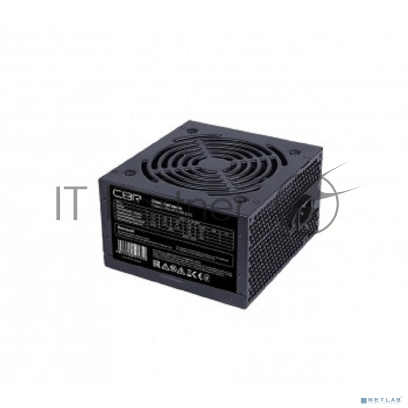 Блок питания ATX CBR PSU-ATX500-12EC, 500W, 20+4pin/1*4+4pin/1*6pin/2*IDE/ 12cm fan, black