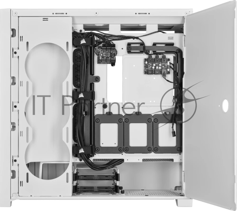 Корпус Corsair iCUE 5000X RGB CC-9011233-WW Mid-Tower, white, Tempered Glass (650393)