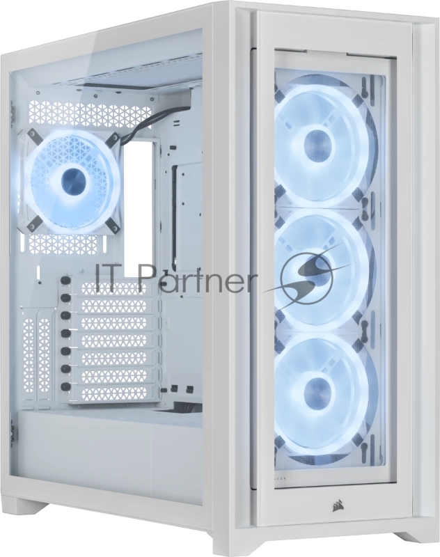 Корпус Corsair iCUE 5000X RGB CC-9011233-WW Mid-Tower, white, Tempered Glass (650393)