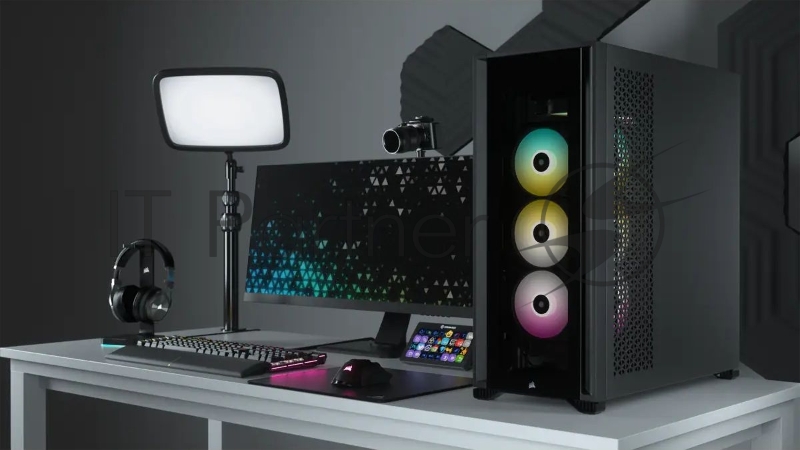 Корпус Corsair iCUE 7000X RGB CC-9011226-WW Full-Tower ATX, black,Tempered Glass (639435)