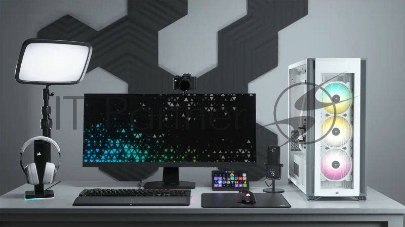 Корпус Corsair iCUE 7000X RGB CC-9011227-WW Full-Tower ATX, white, Tempered Glass (639459)