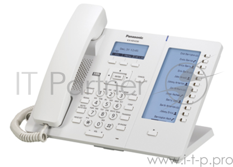 VoIP-телефон Panasonic KX-HDV230RU (LAN) белый