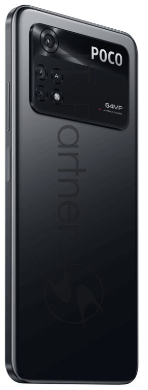 Смартфон Xiaomi POCO M4 Pro Power Black (2201117PG), 16,33 cm (6.43) 20:9 1080 x 2400, 2 x Cortex - A76 2.05 ГГц+6 x Cortex -A55 2.0 ГГЦ, 8 Core, 6 GB, 128 GB, 64 МП+ 8МП + 2МП + 2МП/16Mpix, 2 Sim, 2G, 3G, LTE, 5.2, WiFi 802.11 a/b/g/n/ac, NFC, A-GPS