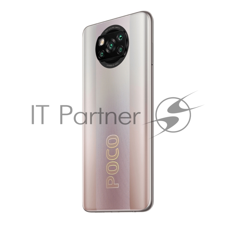 Смартфон Xiaomi POCO X3 Pro Metal Bronze(M2102J20SG), 16,9 cm (6.67) 20:9 1080 x 2400, 1,8 Ггц+2,42 Ггц+2,96Ггц, 8 Core, 8 GB, 256 GB, 1 ТБ, 48 МП+ 8МП + 2МП + 2МП/20Mpix, 2 Sim, 2G, 3G, LTE, BT v5.0, WiFi, NFC, A-GPS, GALILEO, BEIDOU, GLONASS, GPS,