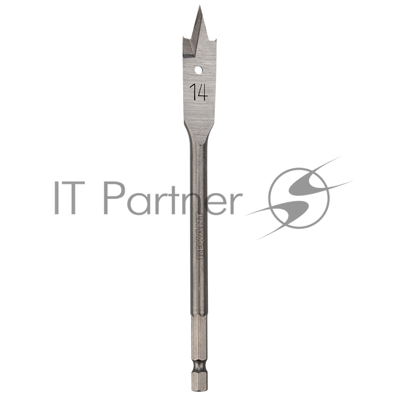 Сверло перовое по дереву 14х152 мм (шестигранный хвостовик) Kranz