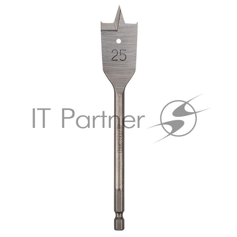 Сверло перовое по дереву 25х152 мм (шестигранный хвостовик) Kranz