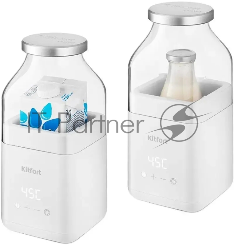 Йогуртница Kitfort кт-2053 25Вт белый