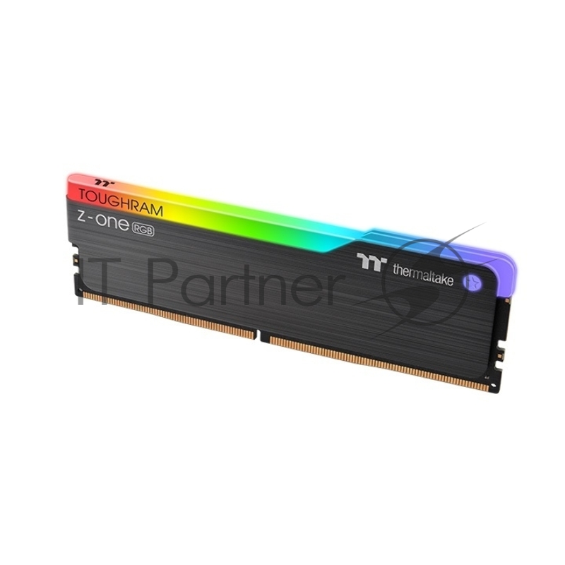 Модуль памяти 16GB Thermaltake DDR4 4000 DIMM TOUGHRAM Z-ONE RGB Black Gaming Memory R019D408GX2-4000C19A Non-ECC, CL19, 1.35V, Heat Shield, XMP 2.0, Kit (2x8GB), RTL (529228)