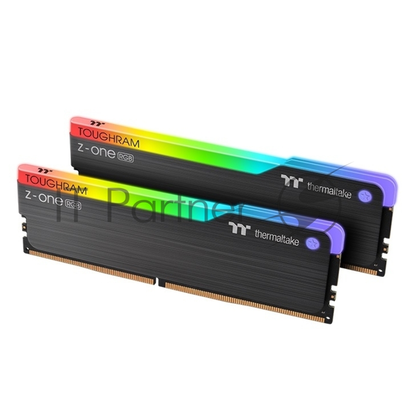 Модуль памяти 16GB Thermaltake DDR4 4000 DIMM TOUGHRAM Z-ONE RGB Black Gaming Memory R019D408GX2-4000C19A Non-ECC, CL19, 1.35V, Heat Shield, XMP 2.0, Kit (2x8GB), RTL (529228)
