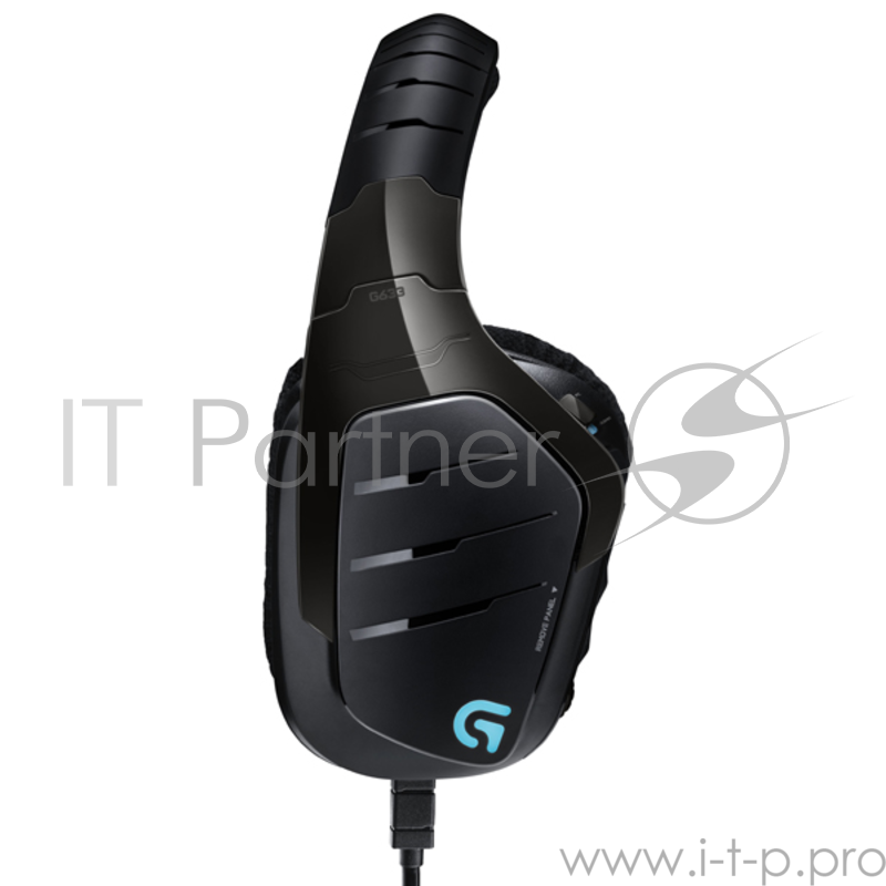 Гарнитура Logitech G633 Artemis Spectrum RGB 7.1 Surround Gaming Headset, с регулятором громкости, черный