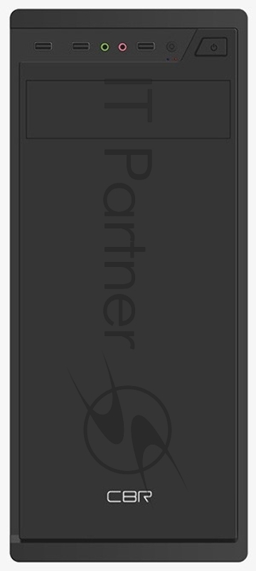 Корпус CBR PCC-ATX-J02-450W ATX Miditower J02, c БП PSU-ATX450-12EC, 2*USB 2.0, HD Audio+Mic, Black