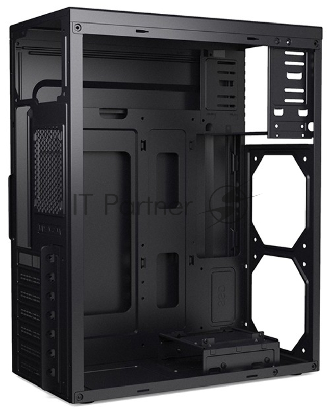 Корпус CBR PCC-ATX-J02-450W ATX Miditower J02, c БП PSU-ATX450-12EC, 2*USB 2.0, HD Audio+Mic, Black