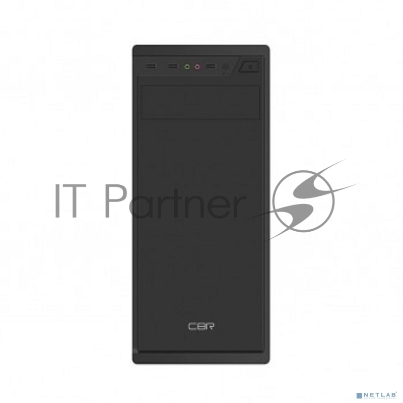 Корпус CBR PCC-ATX-J02-450W ATX Miditower J02, c БП PSU-ATX450-12EC, 2*USB 2.0, HD Audio+Mic, Black